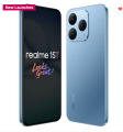Realme 15T 5G Smartphone 8+128GB Silk Blue,6.67inch Screen, 120Hz Display,7000mAh Battery,60W Fast Charge,Front & Rear Dual 50MP Cameras, Dimensity 6400 Max 5G Chipset,IP69 (Silk Blue, 128 GB)  (8 GB RAM). 