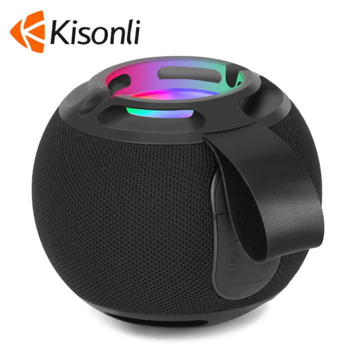 Kisonli G5 PLUS 8W Portable Quality Speaker with TWS Pairing | Splash Proof | Supports USB/TF/FM | Ultra Shocking Bass | 5 Hours Playtime