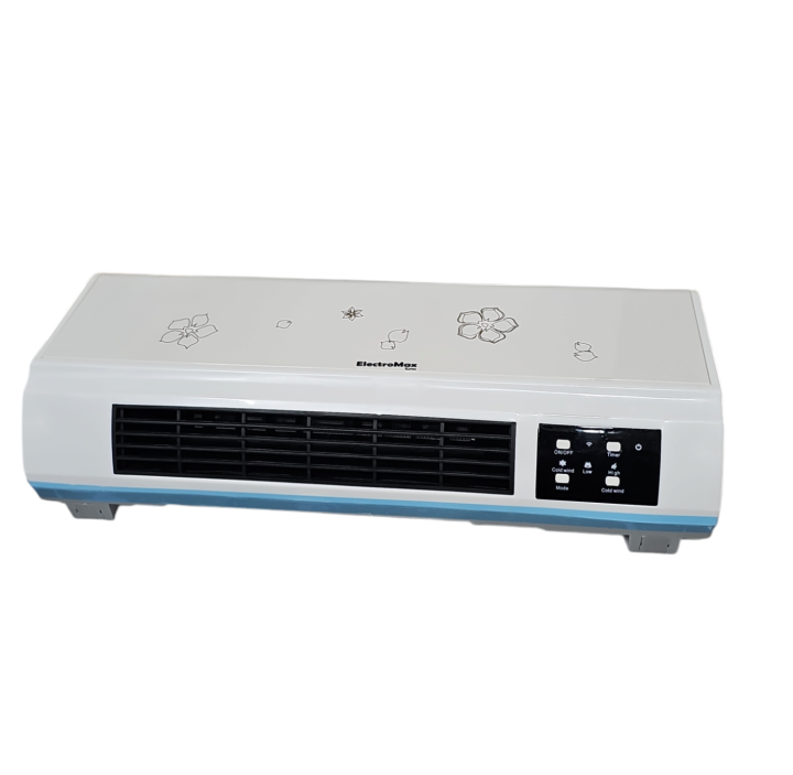 Wall Mounted Ceramic Heater Wall Mounted Heater With Fan Space Heating Air Conditioner Dehumidifier Room Heater with Remote Control 2000W /By ShopHill