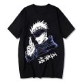 Gojo Satoru Jujutsu Anime Printed T-Shirt For Unisex. 