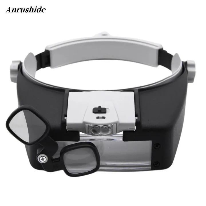 Anrushide%20Repair,%20magnifier%20illuminated%20headband%20adjustment%20wearable%20magnifier%20with%20Original%20head%20light%20LED2%20with%20a%20magnifying%20glass%20for%20reading%20jewelry%20watches%20-%20Image%206