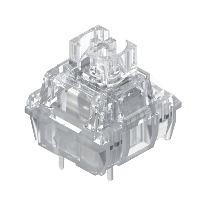 ARELENE 45PCS Ice Static V2 Switch 39gf Silent Linear for Mechanical Keyboard DIY Custom Keyboard Switches