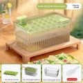 New 2 in 1 Ice Cube Molds 28/56/84 Slots with Lid Ice Cube Bucket Remove Ice with One Click Stackable Ice Cube Storage Box for Kitchen. 