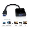 USB 3.0 to VGA Adapter External Video Card Multi Display Converter for Win 7/8/10 Desktop Laptop PC Monitor Projector HDTV. 
