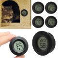 Gauge Round Shape Mini LCD Thermometer Electronic Sensor Mini Size Digital Hygrometer LCD Display Digital Readout Temperature Tester Room Temperature. 
