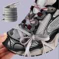 1Pair Fabric Flat Shoe laces Classic Shoelaces for Sneakers White Black Shoelace Quality Laces Shoes 100 CM Strings. 