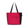 Mheecha Meander Tote Bag in Red/Black - Stylish and Functional, Laptop Compartment for 15" Laptops - Tote Bags |. 