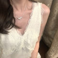 Sale】Small Light Bulb Necklace Pearl Bright Flash Small Fresh Sweater Chain Temperament Simple Personality Women. 