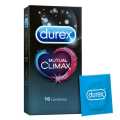 Durex Condoms | 10 Count | Mutual Climax | Special Performa Lubricant Contains Benzocaine To Help Him Last Longer. 