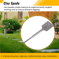 Clay Spade,19.6x4.3 Inch SDS-Max Shank,40Cr Steel Jackhammer Bit Trenching and Digging Shovel Bit for Gravel,Freeze Soil. 