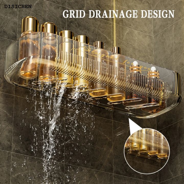 DISICHEN%20Sales%20promotion%20Storage%20Rack%20Transparent%20Wall%20Mounted%20Drainage%20Shelf%20Moisture%20Resistant%20Toiletries%20Organiser%20Kitchen%20Storage%20Organization%20-%20Image%203