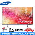 SAMSUNG 43 Inch Smart 4K TV = UA43DU7700 With Air Slim Design, Free Wall Mount, Multiple Voice Assistant with One Remote Control and 3 years of warranty.. 