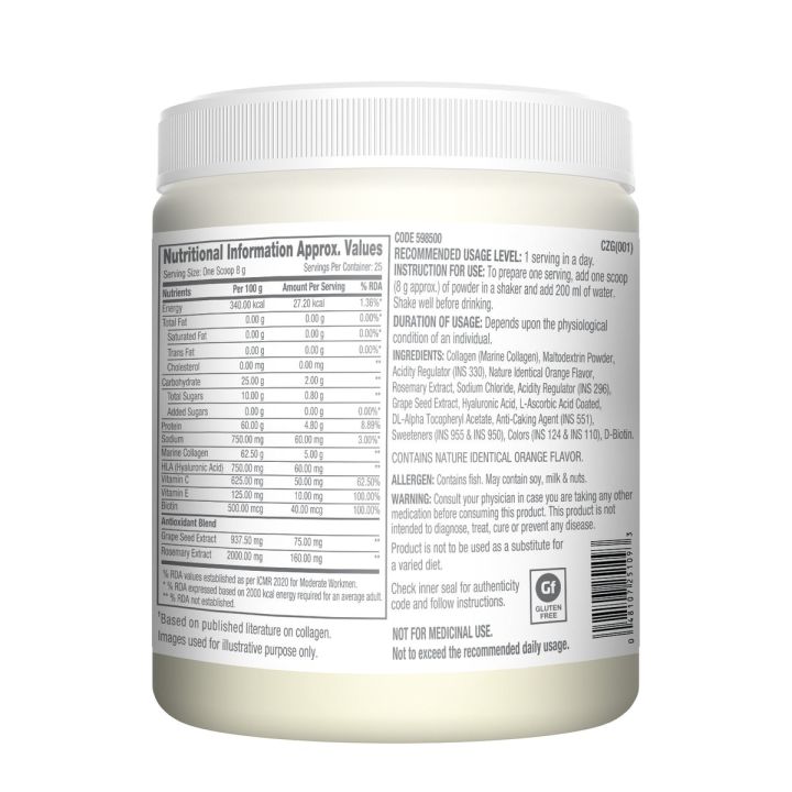 GNC%20Marine%20Collagen%20Hydrolyzed%20Peptides%20200g%20(Orange%20Flavor)%20With%20Reduce%20Fine%20Lines%20&%20Wrinkles%20For%20Youthful%20Skin%20-%20Image%207