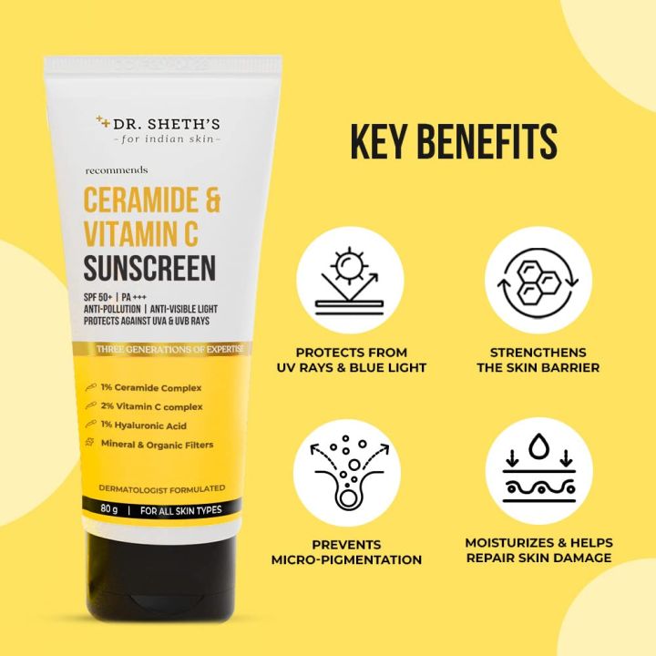 Dr.%20Sheth's%20Ceramide%20&%20Vitamin%20C%20Sunscreen%20SPF%2050+%20PA+++%20For%20Women%20&%20Men%20%7C%20UVA%20UVB%20Sun%20Protection%20%7C%2080g%20-%20Image%203