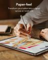 ESR 1 Pack Paper-Feel Screen Protector for iPad Air 11 Inch M2 (2024) Write and Draw Like on Paper, Scratch Protection with Easy Application Tray. 