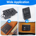Electric Box Sound Hole Equalizer Guitar Tuner Mix Guitar Guitar Accessories Folk Pickup Guitar Accessories. 