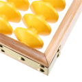 JINMY 2X 7 Column Non-Slip Hanging Wooden Abacus Chinese Soroban Educational Tool Mathmetic Calculator for Student Teacher. 