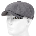 Difutagui Spring autumn Versatile Newsboy Caps Men Flat Peaked Cap Women Fashion Painter Beret Hats Retro artist Hat Bone Octagonal Caps gorras. 