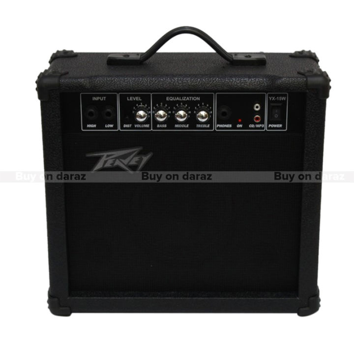 Guitar Mini Black 15 Watt Amplifier