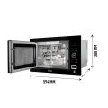 Faber Convection Microwave  (FBI MWO 25L CGS BK, Black). 
