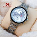 Millenium MW58195 Business chrono Design Waterproof Classic Watch for Men-Silver. 