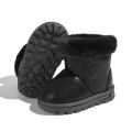 Winter PU Leather Plush Baby Boots For Girls. 