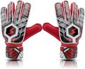 Soccer Goalie Gloves Kids Youth Adult, Goalkeeper Gloves Strong Grip with Fingersave and Double Wrist Protection, Fit Match Training. 