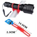2025 NEW Durable Factory Price 5Pcs Quality High Silicone Elastic Strap Bicycle Torch Flashlight Handle Bar Holder Mount Universal. 