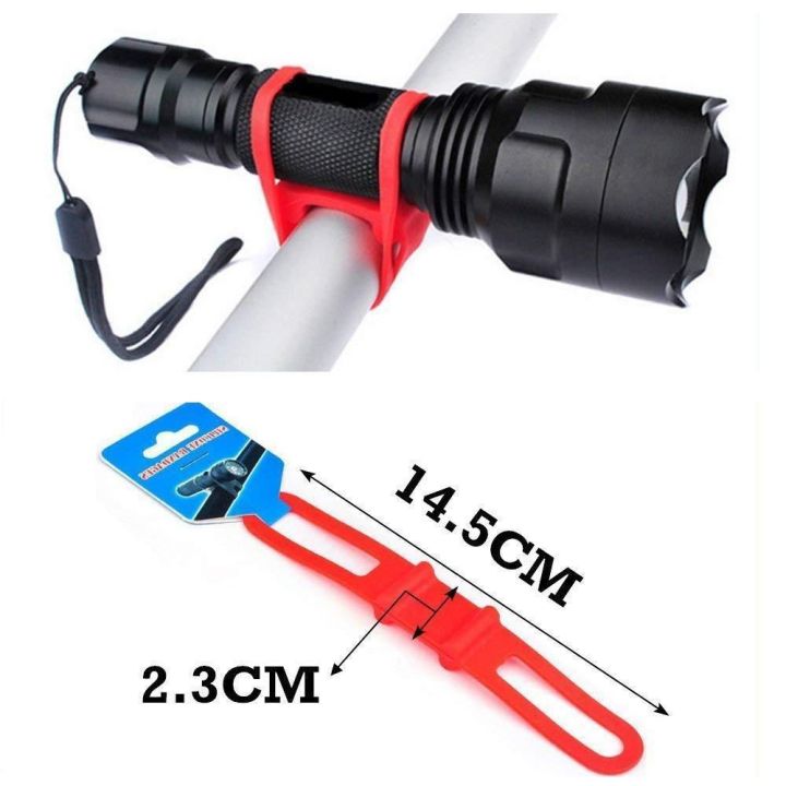 2025%20NEW%20Durable%20Factory%20Price%205Pcs%20Quality%20High%20Silicone%20Elastic%20Strap%20Bicycle%20Torch%20Flashlight%20Handle%20Bar%20Holder%20Mount%20Universal%20-%20Image%202