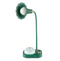 Flower LED Table Lamp With Star Projector – 3 Color Modes USB Rechargeable 360° Flexible Touch Desk Light. 