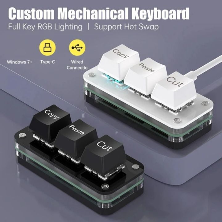 Macro%20Keyboard%20Copy%20Paste%20Acrylic%20Custom%20Mini%203%20Key%20Keypad%20Hot%20Swap%20Red%20Switch%20Copy%20Paste%20Cut%20Keypad%20Type-c%20Interface%20Illumination%203%20Keys%20Mini%20Keypad%20PC%20-%20Image%204