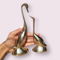 Brass Swan Set/Haans Jodi 20 cm 8 inch. 