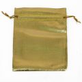 Kqueebee 100 Pcs Gold Foil Organza Bag & 6 Pcs Deer Napkin Rings. 