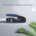 NCANRUI Rj45 Tool Network Crimper Cable Stripping Plier Stripper for Rj45 Cat6 Cat5E Cat5 Rj11 Rj12 Connector. 