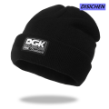 DISICHEN 【Best Price Guaranteed】 New Ski Hat Autumn and Winter Pullover Knitted Hat DGK Letter Wool Hat Unisex Beanie Hat for Men and Women. 