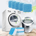 12Pcs Washing Machine Cleaning Effervescent Tablets Solid Deep Cleaning Remover Bathroom Kitchen Decontamination Tablets. 