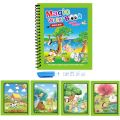 New Children Magic Book Reusable DIY Water Drawing Books Animal Coloring Books Education and Learning. 