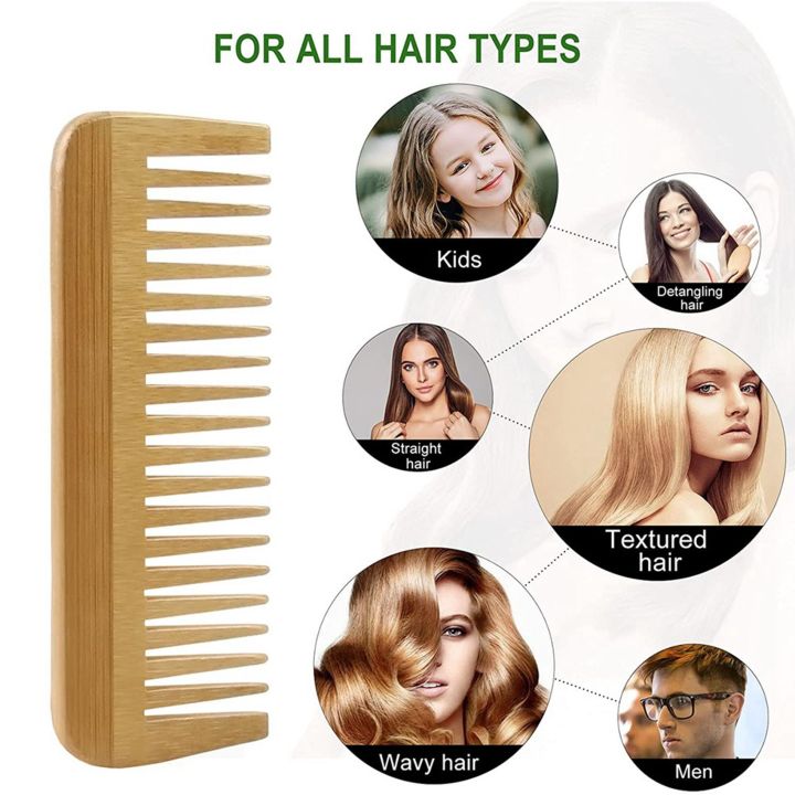 2X%20Thick%20Solid%20Wood%20Comb%20Wide%20Tooth%20Comb%20Portable%20Styling%20Massage%20Anti-Static%20Hair%20Comb%20Handleless%20Hairdressing%20Comb%20-%20Image%206