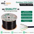 Outdoor Waterproof Cat6 Utp Cable, Ethernet wire Lan/network Cable 40M with Rj45 Jack Fitted. 