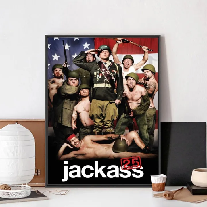 Movie%20Jackass%20Forever%20Poster%20No%20Framed%20Poster%20Kraft%20Club%20Bar%20Paper%20Vintage%20Poster%20Wall%20Art%20Painting%20Bedroom%20Study%20Stickers%20-%20Image%202