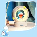 New Warm Soft Light Doraemon LED Night Light Companion Sleep Lamp Pat Control Anime Lamp Rechargeable Dimmable Bedside Light Study Room. 