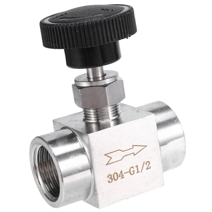 1/2%20Inch%20Equal%20Female%20Thread%20304%20Stainless%20Steel%20Flow%20Control%20Shut%20Off%20Needle%20Valve%20-%20Image%203