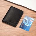 Fashion Brown Credit Card Bag Ultra-thin Mini Money Bag Cash Clip Coin Purse Business Card Holder Men Wallet ID Card Cover. 