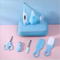 KidsSansar - 8 Pcs Baby Grooming Manicure Care Kit Set With Storage Box. 