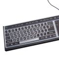 Full Coverage Computer Silicone Dustproof Protective Film Keyboard Cover Keypad Protector Skin for Desktop PC. 