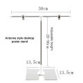 Poster Display Rack T-Shape Background Frame Advertising Clip Holder Video Shoot Props Photography Accessories Backdrop Stand. 
