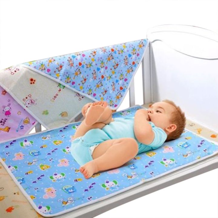 90 Cm. x 75 Cm. Waterproof Reusable Baby Urine Mat Cover Cotton Washable