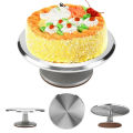 Cake Turntable Stand, 12inch Aluminum Cake Turntable Rotating Revolving Decorating Stand Pastry Baking Decor Tool. 