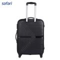 Safari Eclipse Secure 4W Hard Luggage (Small) | 100% Polypropylene  |  Fixed Combination Lock | Secure zipper. 