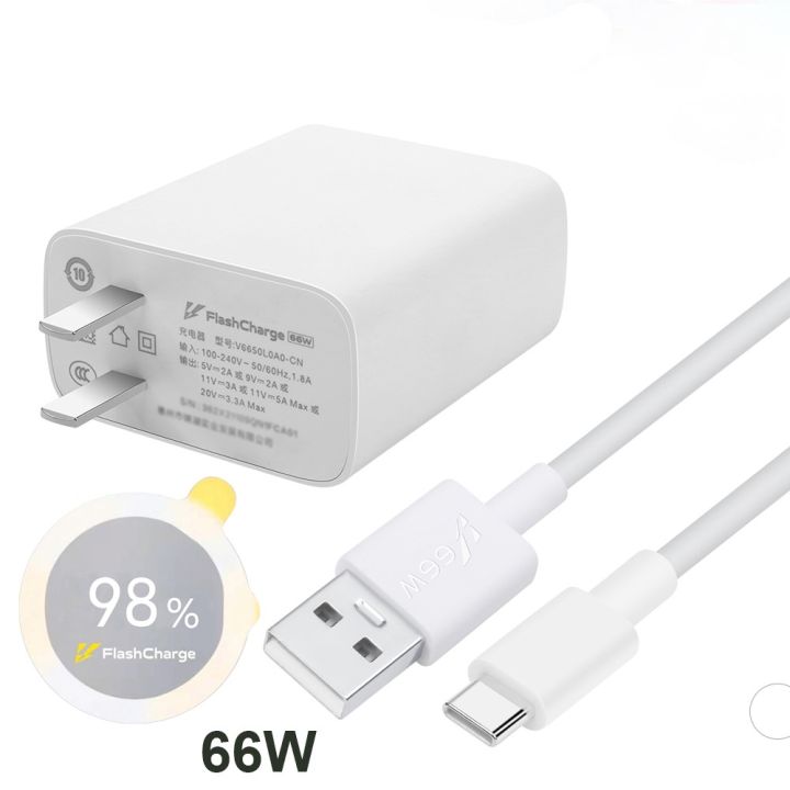 VIVO iQOO Neo5S USB Type-C 66W Ultra Fast Flash Charger